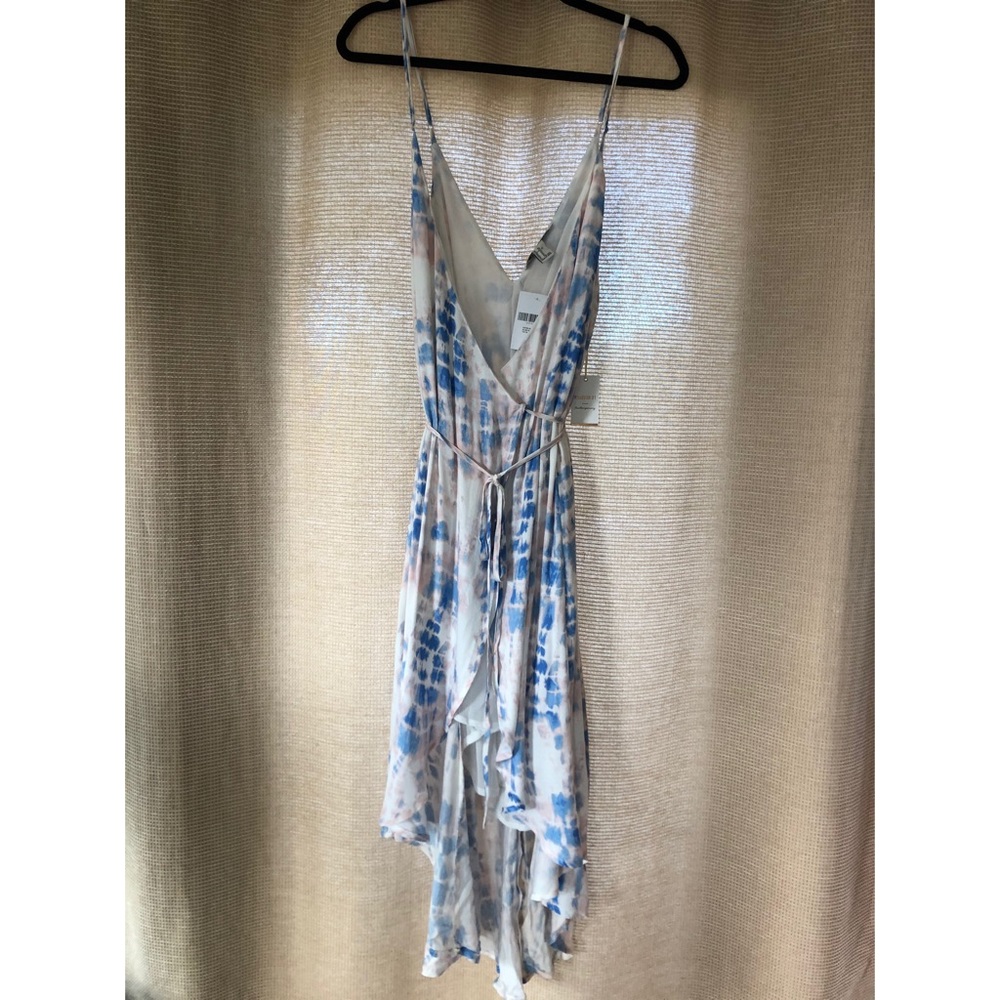 Forever 21 lightweight pastel tie dyed wrap dress
